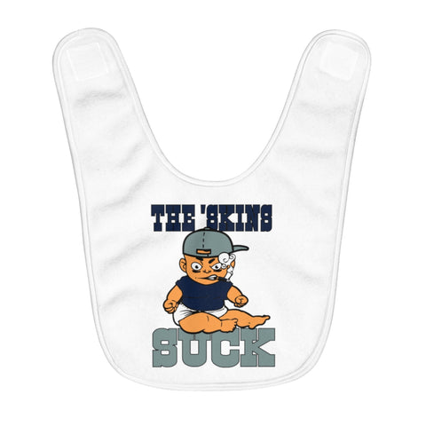 Skins Suck Fleece Baby Bib