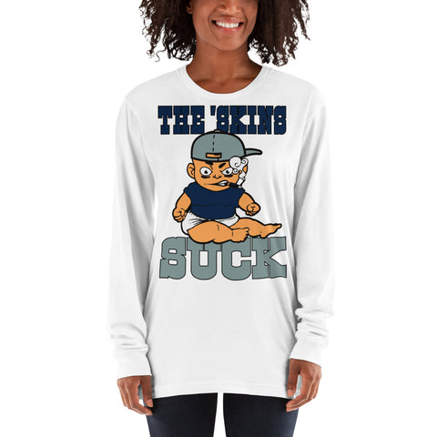 The Skins Suck! Long sleeve t-shirt - Dallas