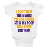 I Don't Hate the Bears Infant Bodysuit - Vikings