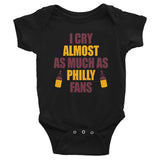 Boo Hoo Crybaby Philly Fans Onesie