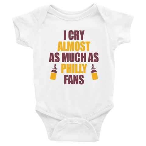 Boo Hoo Crybaby Philly Fans Onesie