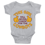 Girls Don't Like Cowboys Onesie