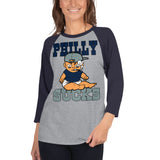 Philly Sucks 3/4 sleeve raglan shirt - Dallas Moms