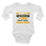 Full Time Packers Fan Infant Long Sleeve Bodysuit