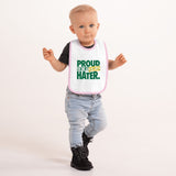 Proud Vikings Hater Embroidered Baby Bib