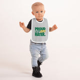 Proud Vikings Hater Embroidered Baby Bib