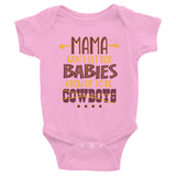 Mama Won't Let Me Grow Up To Be A Cowboy!  Redskin Onesie