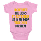 I Don't Hate the Lions Infant Bodysuit - Packers