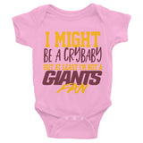 I MIGHT CRY BUT I AM NOT A GIANTS FAN ONESIE