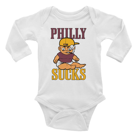Philly Sucks!  Long Sleeve Bodysuit