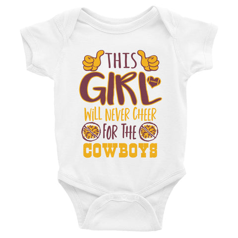 This Girl Hates Dallas Onesie