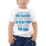 I Don't Hate Green Bay Toddler Short Sleeve Tee - Lions