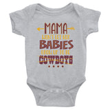 Mama Won't Let Me Grow Up To Be A Cowboy!  Redskin Onesie