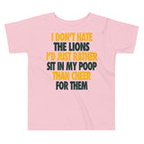 I Don't Hate the Lions Toddler Short Sleeve Tee - Packers