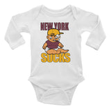 New York Sucks!  Long Sleeve Bodysuit