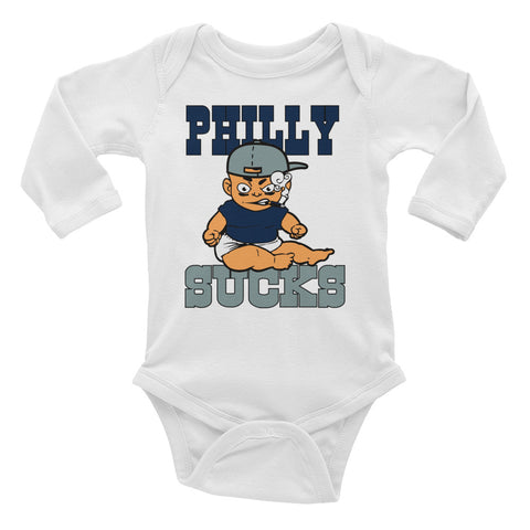Philly Sucks! Long Sleeve Bodysuit - Dallas