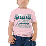 Full Time Eagles Fan Toddler Short Sleeve Tee