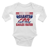 Full Time Giants Fan Infant Long Sleeve Bodysuit