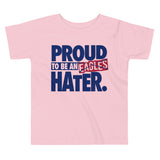 Proud Eagles Hater Toddler Short Sleeve Tee